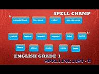 Video thumbnail for English Grade 1 Spelling List 11