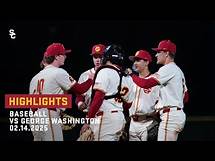 Video thumbnail for Baseball - USC 15, George Washington 2: Highlights (02/14/25)