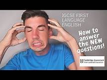 Video thumbnail for iGCSE First Language English - New Comprehension Questions Walkthrough 2020
