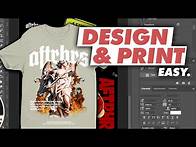 Video thumbnail for Exactly How I Made This Design and Printed This Hoodie - Step By Step