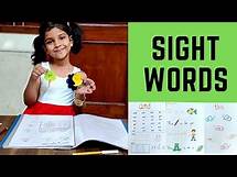 Video thumbnail for Sight Words - Preschool and Kindergarten Learning | Sight Words Worksheets | Teach Reading