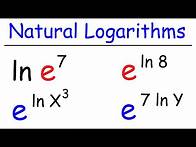 Video thumbnail for Natural Logarithms