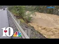 Video thumbnail for I-40 closed in Cocke Co. and Western NC after mudslides, flooding along interstate