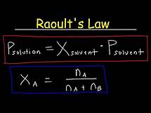 Video thumbnail for Raoult's Law - How To Calculate The Vapor Pressure of a Solution
