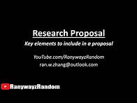 Video thumbnail for How To Write A Research Proposal? 11 Things To Include In A Thesis Proposal