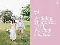 Video thumbnail for 7 Wedding Thank You Cards Wording Samples from Bride and Groom