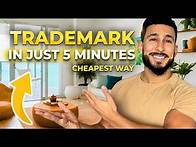 Video thumbnail for How To Trademark Your Brand Name or Logo in 5 Minutes