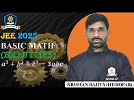 Video thumbnail for Basic Mathematics for JEE L-2: Algebraic identities Expressions | JEE Mains and advanced