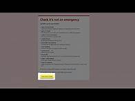 Video thumbnail for Check if you need urgent medical help using 111 online in the NHS account