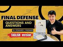 Video thumbnail for FINAL DEFENSE QUESTIONS AND ANSWERS