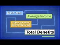 Video thumbnail for How Social Security benefits are calculated on a $35,000 salary