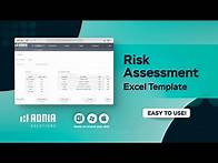 Video thumbnail for Risk Assessment Excel Template