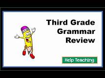 Video thumbnail for Third Grade Grammar Review | ELA for Kids