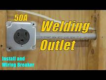Video thumbnail for 50A Welding Outlet and Breaker Install
