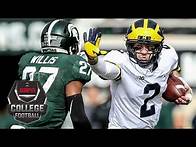Video thumbnail for No. 6 Michigan Wolverines defeat No. 24 Michigan State Spartans 21-7 | NCAA Football Highlights