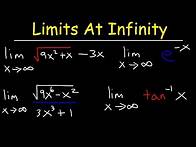 Video thumbnail for Limits at Infinity & Horizontal Asymptotes