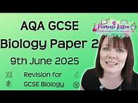 Video thumbnail for The Whole of AQA GCSE Biology Paper 2 | 9th June 2025