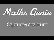 Video thumbnail for Capture recapture