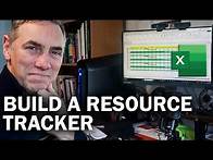 Video thumbnail for How to Build a Simple Resource Planner in Excel