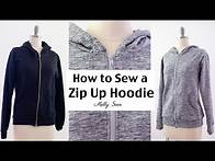 Video thumbnail for Sew Zip Up Hoodie