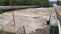 Video thumbnail for US: I-40 East Catastrophically Closed as Pigeon River Ravages Cocke County