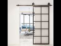 Video thumbnail for Glass Barn Door KDA01 Installation Video - JUBEST