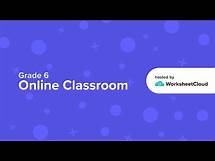 Video thumbnail for Grade 6 - Mathematics - Exam Preparation / WorksheetCloud Video Lesson