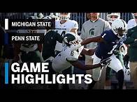 Video thumbnail for Highlights: Michigan State Spartans vs. Penn State Nittany Lions | Big Ten Football