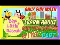 Video thumbnail for Study Multiplication Tables 1 to 5 for Kids | Learn Multiplication Fast