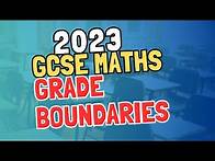 Video thumbnail for Predicted Grade Boundaries - GCSE Maths 2023 - Explained