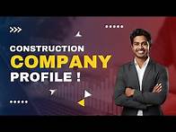 Video thumbnail for Construction Company Profile Format | how to create business profile