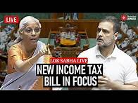 Video thumbnail for LOK SABHA LIVE: New Income Tax Bill To Be Tabled In The Parliament Today | New Income Tax Bill