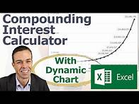 Video thumbnail for Making a Compounding Interest Calculator in Excel