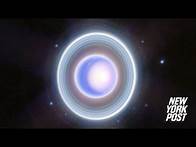 Video thumbnail for NASA releases new images of Uranus, offering glimpse of one rarely seen feature