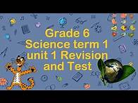 Video thumbnail for Science Term 1 Unit 1 Revision and test| Grade 6 PEP Curriculum based Test Preparation