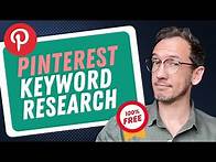 Video thumbnail for Free Pinterest Keyword Research Tool