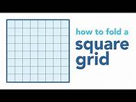 Video thumbnail for How to Fold a Square Grid • Origami Basics