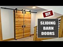 Video thumbnail for How we built our own barn doors!