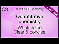 Video thumbnail for Whole of Unit 3, AQA GCSE Chemistry - Quantitative Chemistry for Combined Science