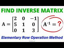 Video thumbnail for Learn to Find the Inverse of a 3x3 Matrix | Step-by-Step Tutorial
