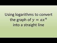 Video thumbnail for 5.4 Using logarithms to convert an exponential graph into a straight line