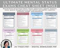 Video thumbnail for Mental Status Exam Cheat Sheet, MSE Reference Sheet, MSE Writing Guide, MSE Checklist, Therapy Tools, Mental Health Assessment - Etsy