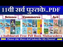 Video thumbnail for 11th Maharashtra PDF Book Download-Art/Science/Commerce All Book pdf free download e-balbharati