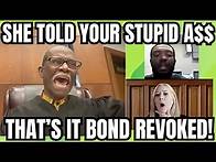 Video thumbnail for Judge Simpson EXPLODES at CURSING DEFENDANT