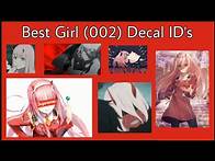 Video thumbnail for 36 Zero Two Decal ID's • Roblox