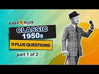 Video thumbnail for 11+ CLASSIC PAPER | We Do a 1950s 11-Plus Test | Easy 11 Plus LIVE 123