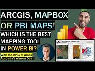 Video thumbnail for ArcGIS, Mapbox, Power BI Maps! Analysing the best MAP tool in #PowerBI with Australia's Warren Dean!