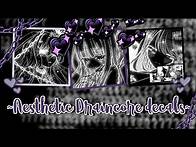 Video thumbnail for Aesthetic Draincore Anime Icon decals/decal Ids (For Roblox Royale high Journal・﹏・)