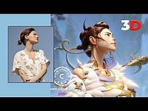 Video thumbnail for How to Convert Photo into 3D Cartoon Character | ai Tutorial 60 fps