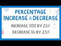Video thumbnail for GCSE Maths - Percentage Increase and Decrease (Multiplier Method)